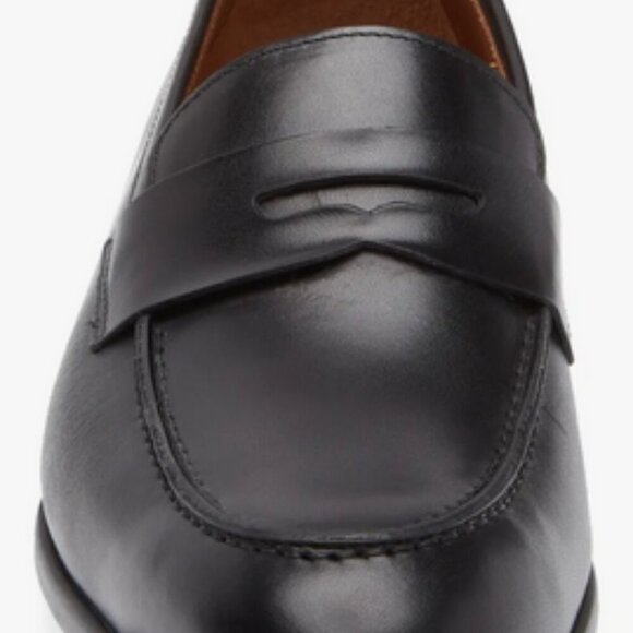 Bruno Magli Men\'s Black Leather Ricci Penny Loafer. Sz: 9 main image 11